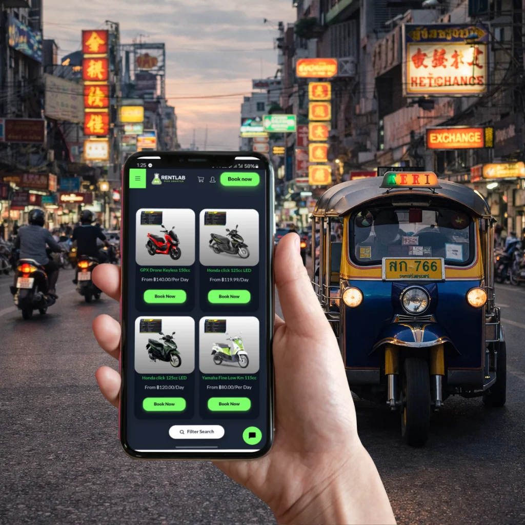 rent scooter in bangkok